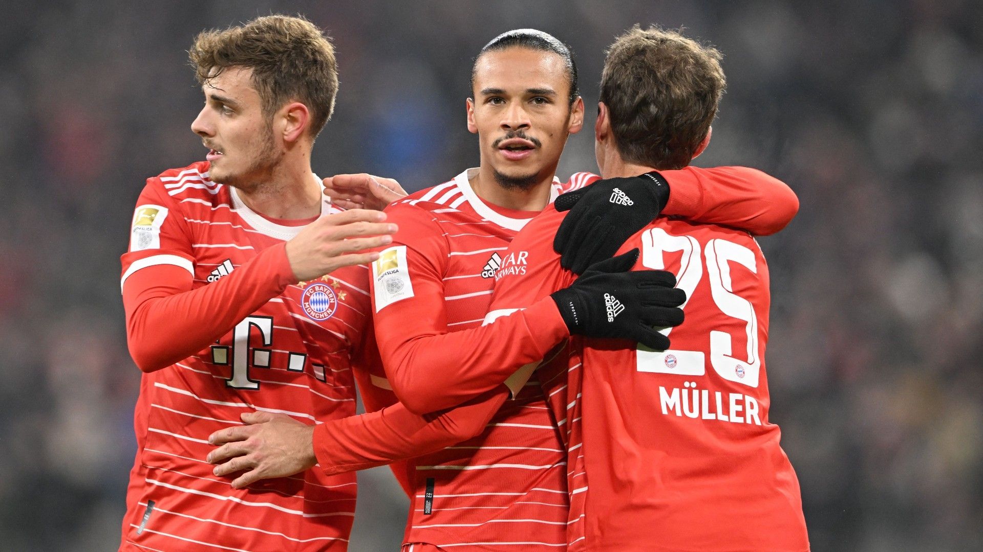 Stanisic Sane Müller Bayern Bundesliga 28012023