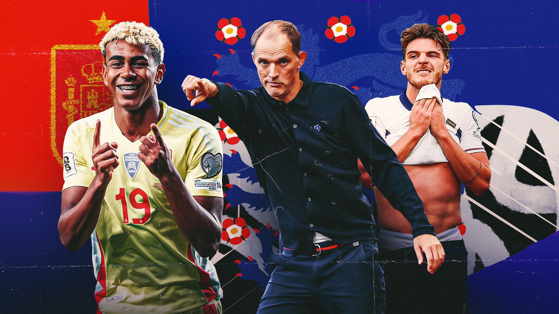 England Spain contrast GFX