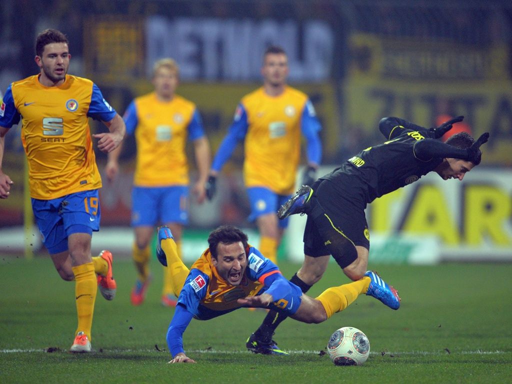 Eintracht Braunschweig Borussia Dortmund Bundesliga 01312014