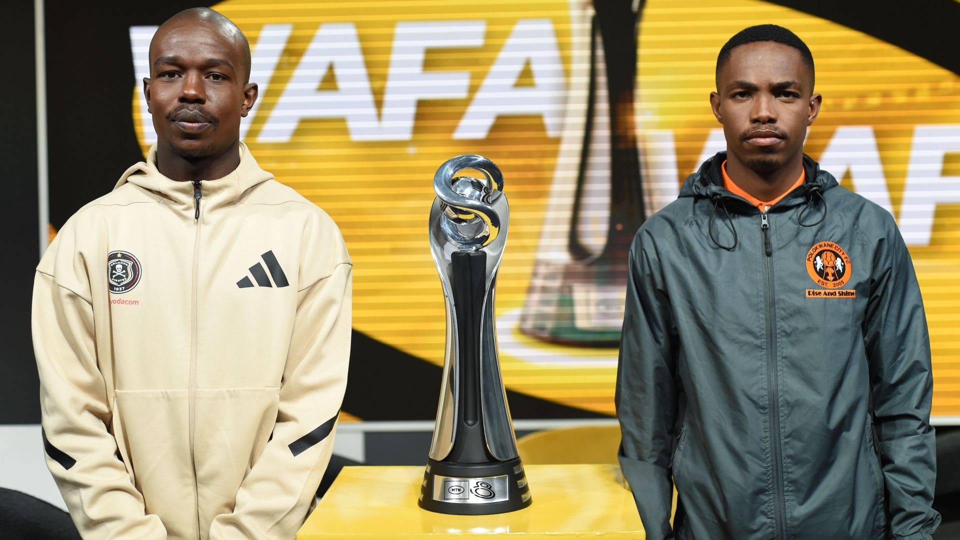 Nkosinathi Sibisi and Tlou Nkwe, Orlando Pirates vs Polokwane City, MTN8