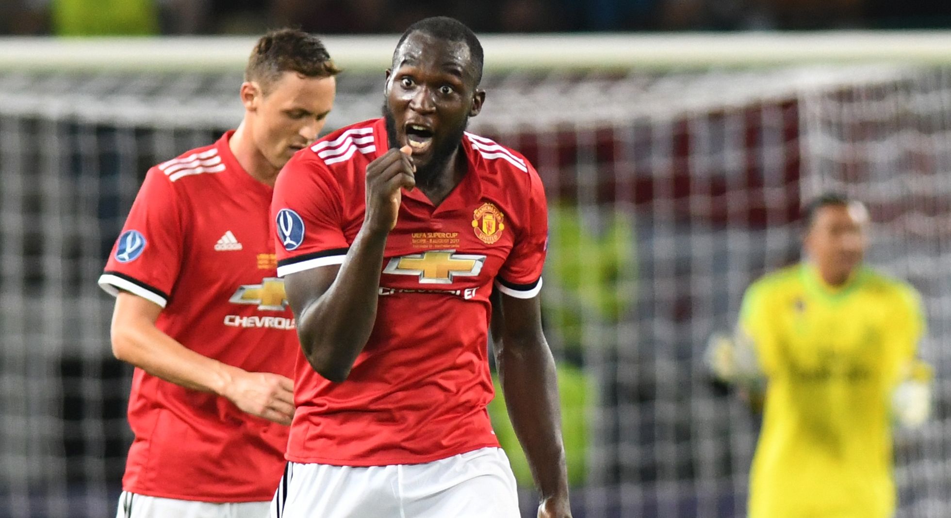 Romelu Lukaku Real Madrid Manchester United UEFA Super Cup