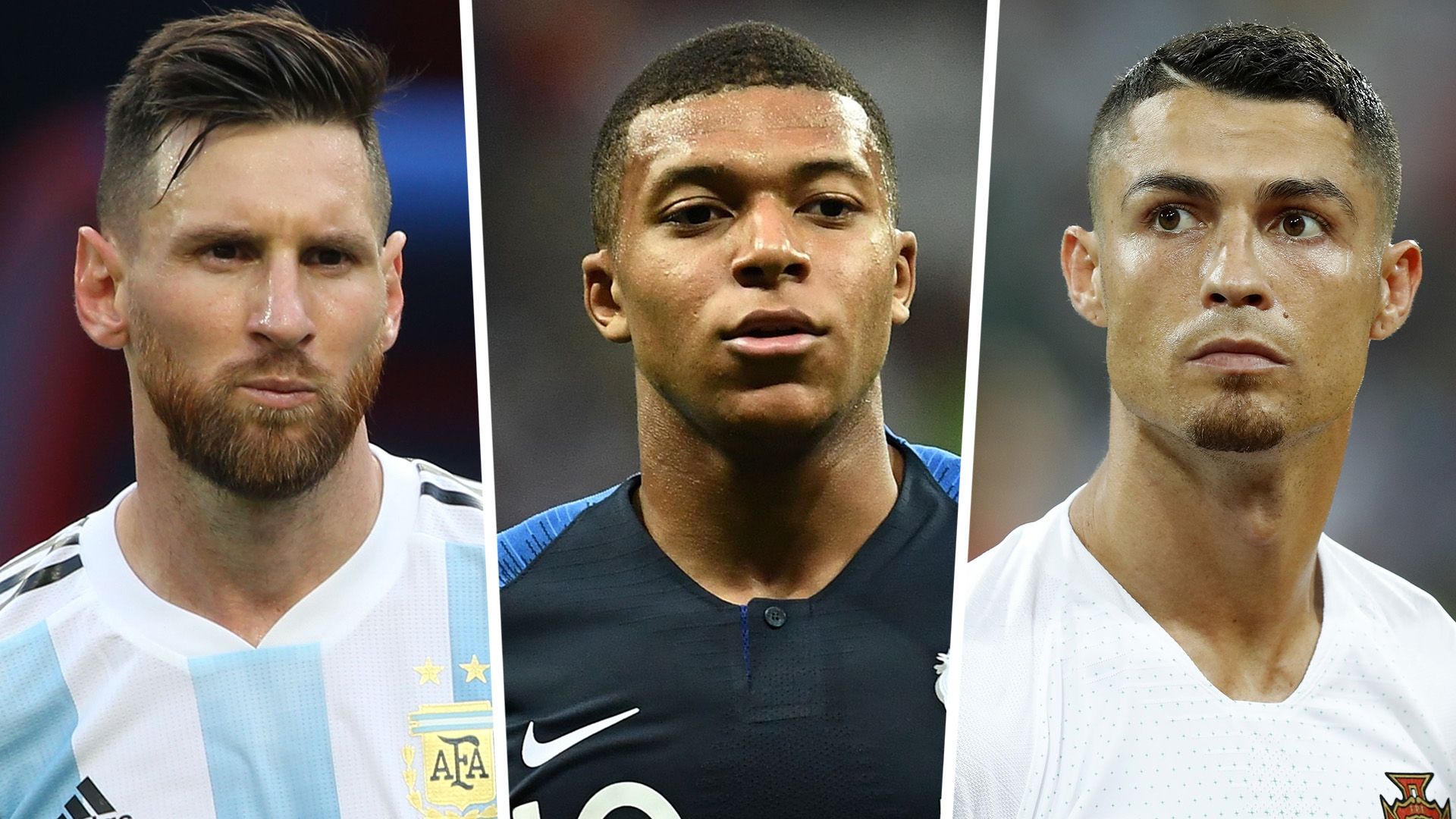 Messi Mbappe Ronaldo