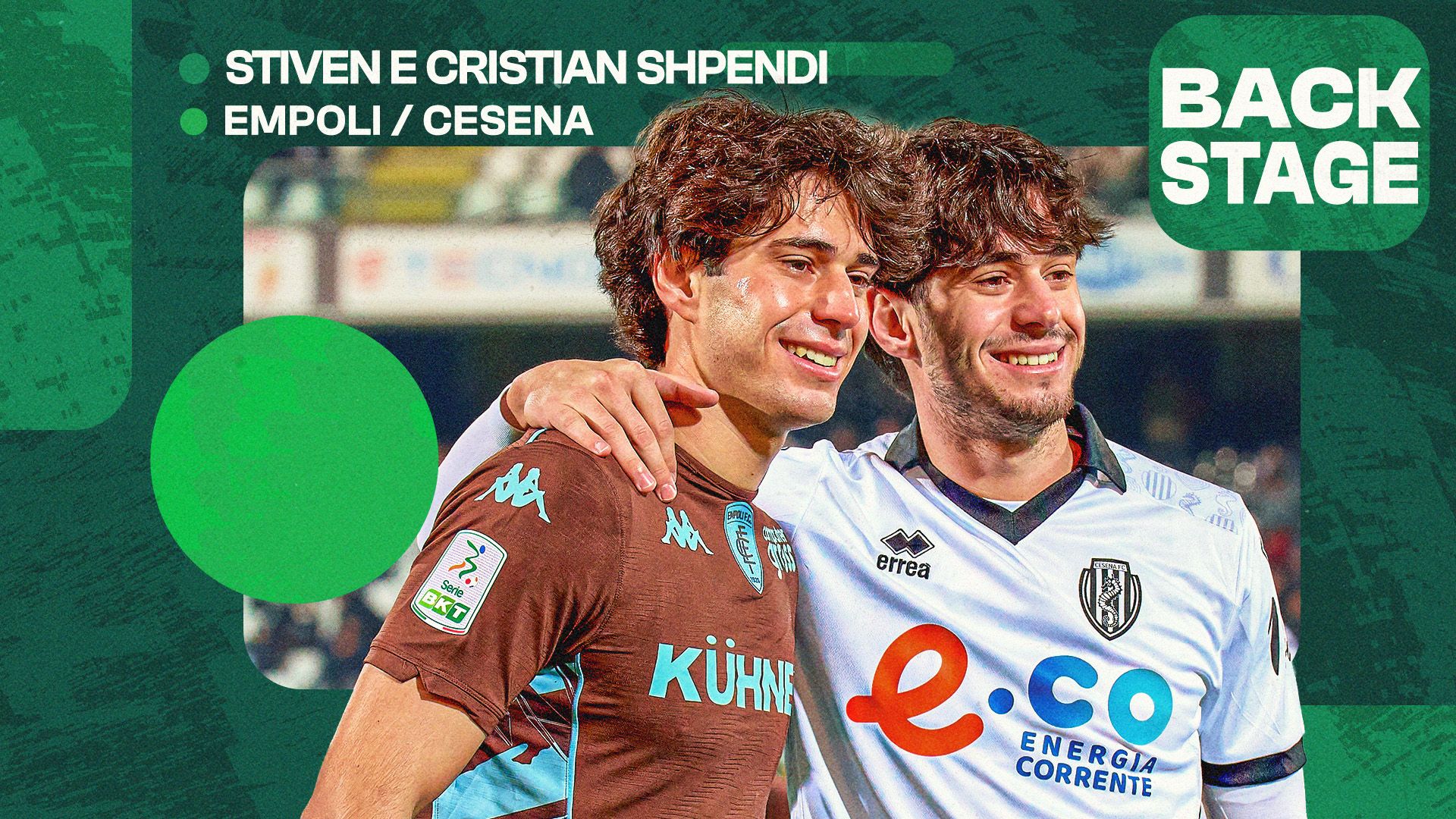 Backstage Stiven Cristian Shpendi