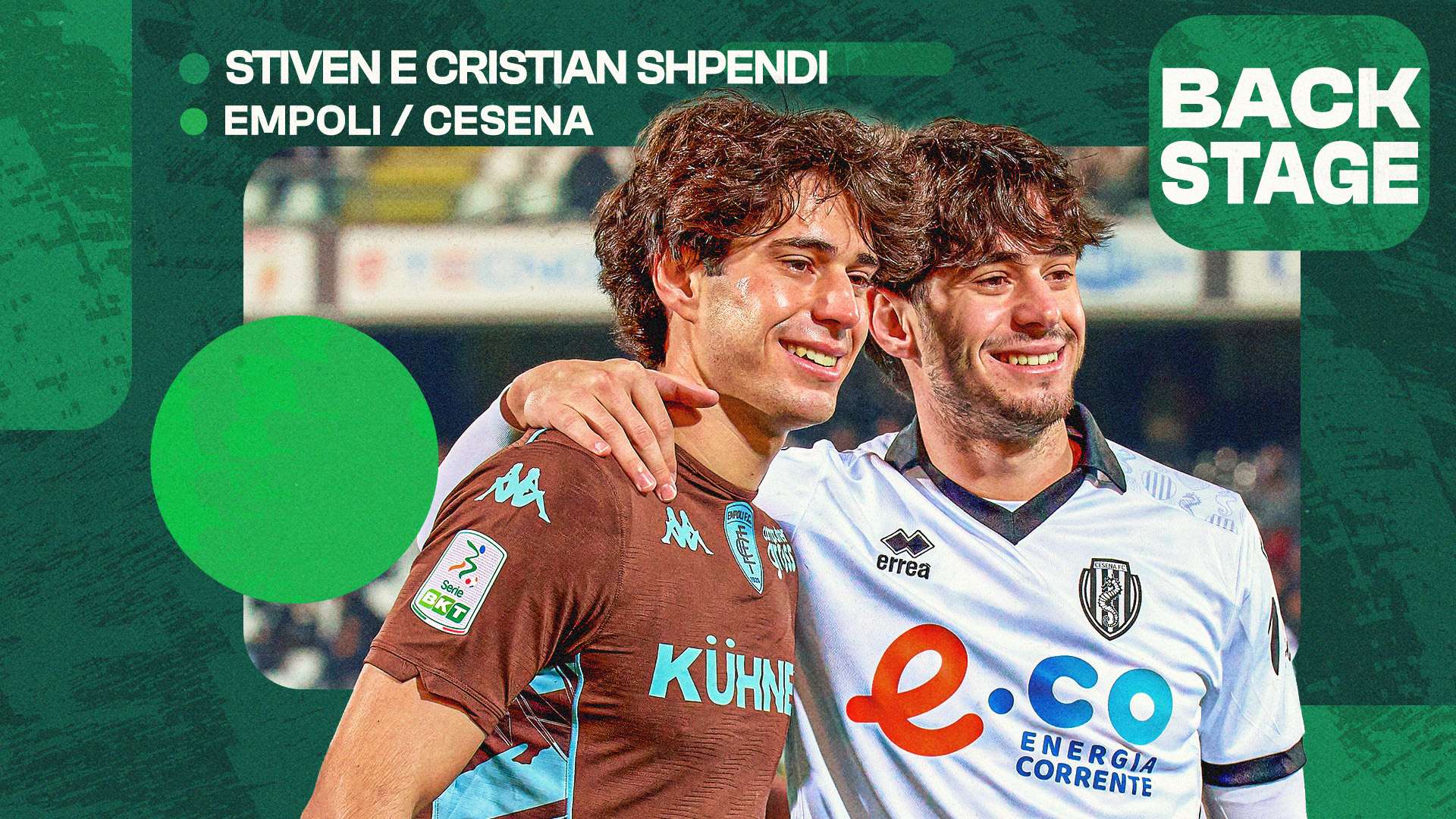 Backstage Stiven Cristian Shpendi