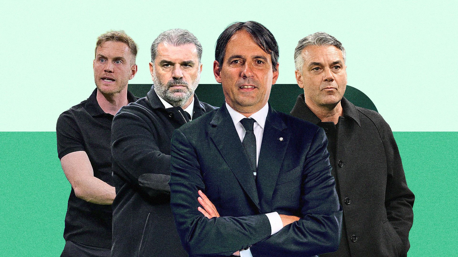 simone Inzaghi - jens wissing - marino pusic - ange Postecoglou - سيموني إنزاجي - أنجي بوستيكوجلو - مارينو بوسيتش - ينز فيسينج
