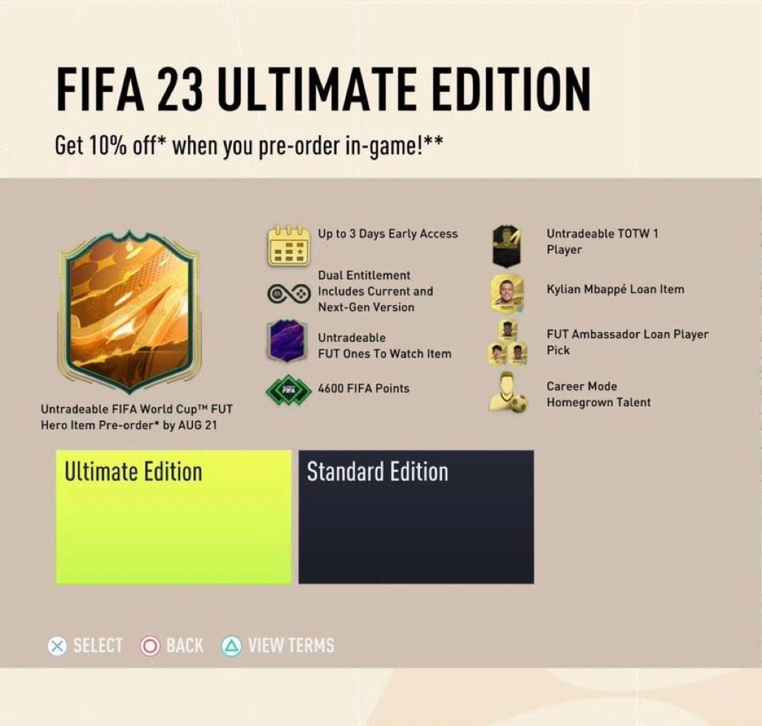 FIFA 23 Pre-Order 