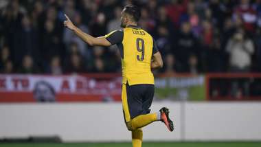 Lucas Perez EFL Cup Nottingham Forest v Arsenal 200916