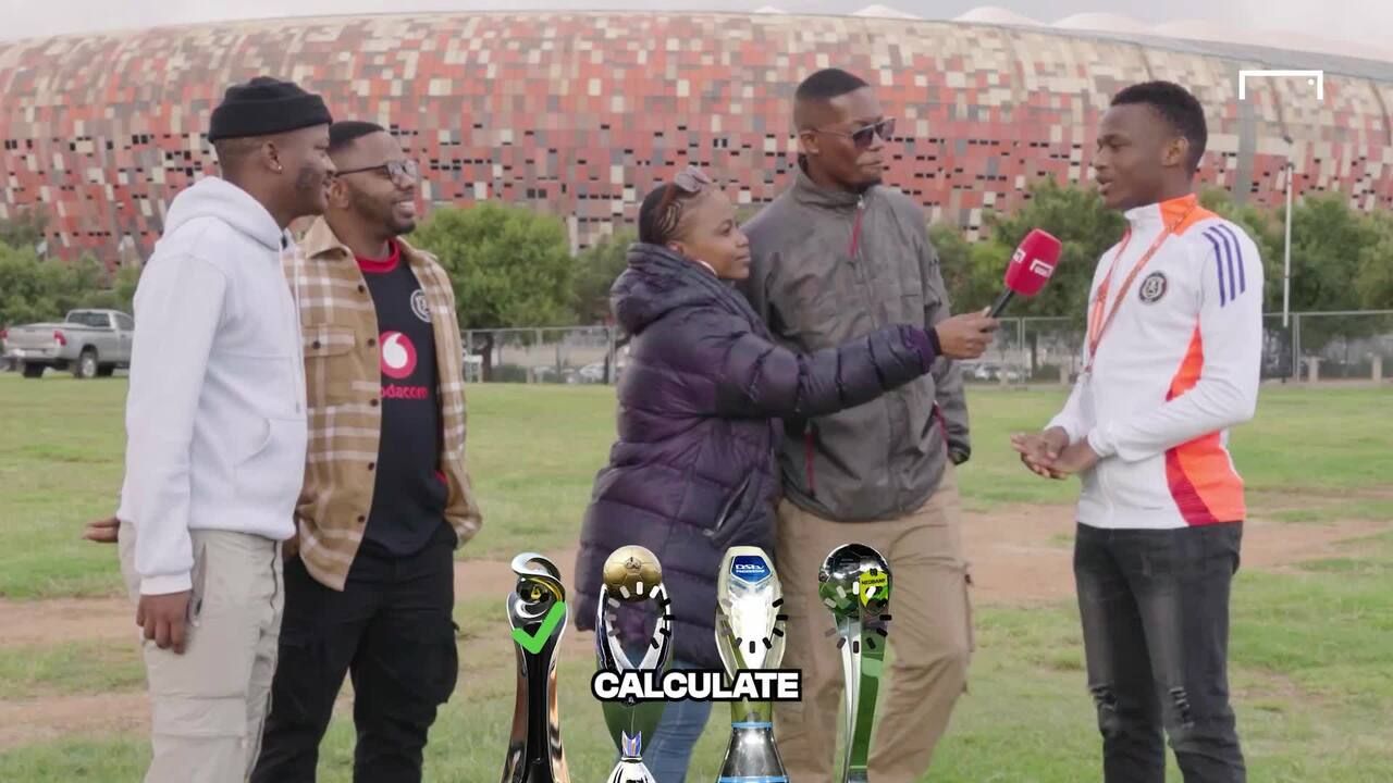 Orlando Pirates fans on quadruple video