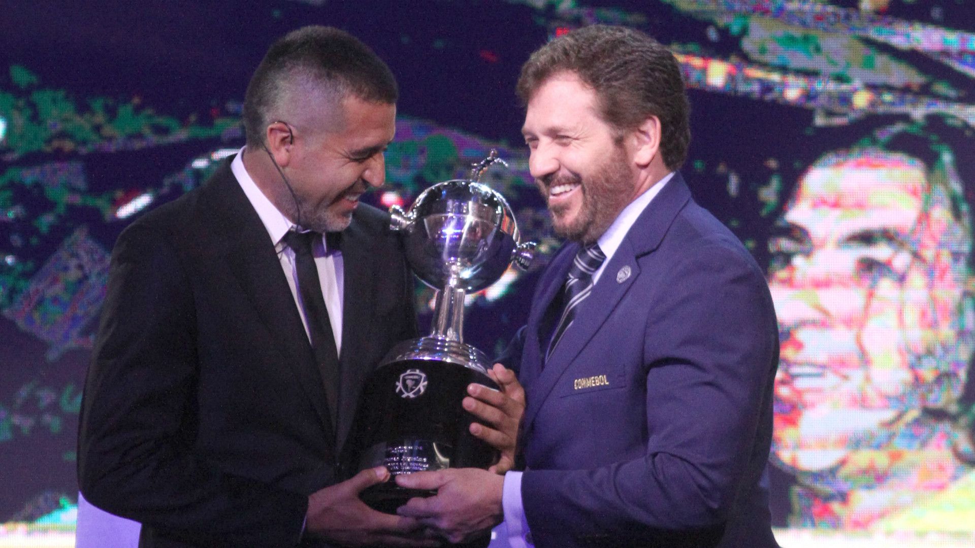 Juan Roman Riquelme Alejandro Dominguez CONMEBOL Libertadores 17122019