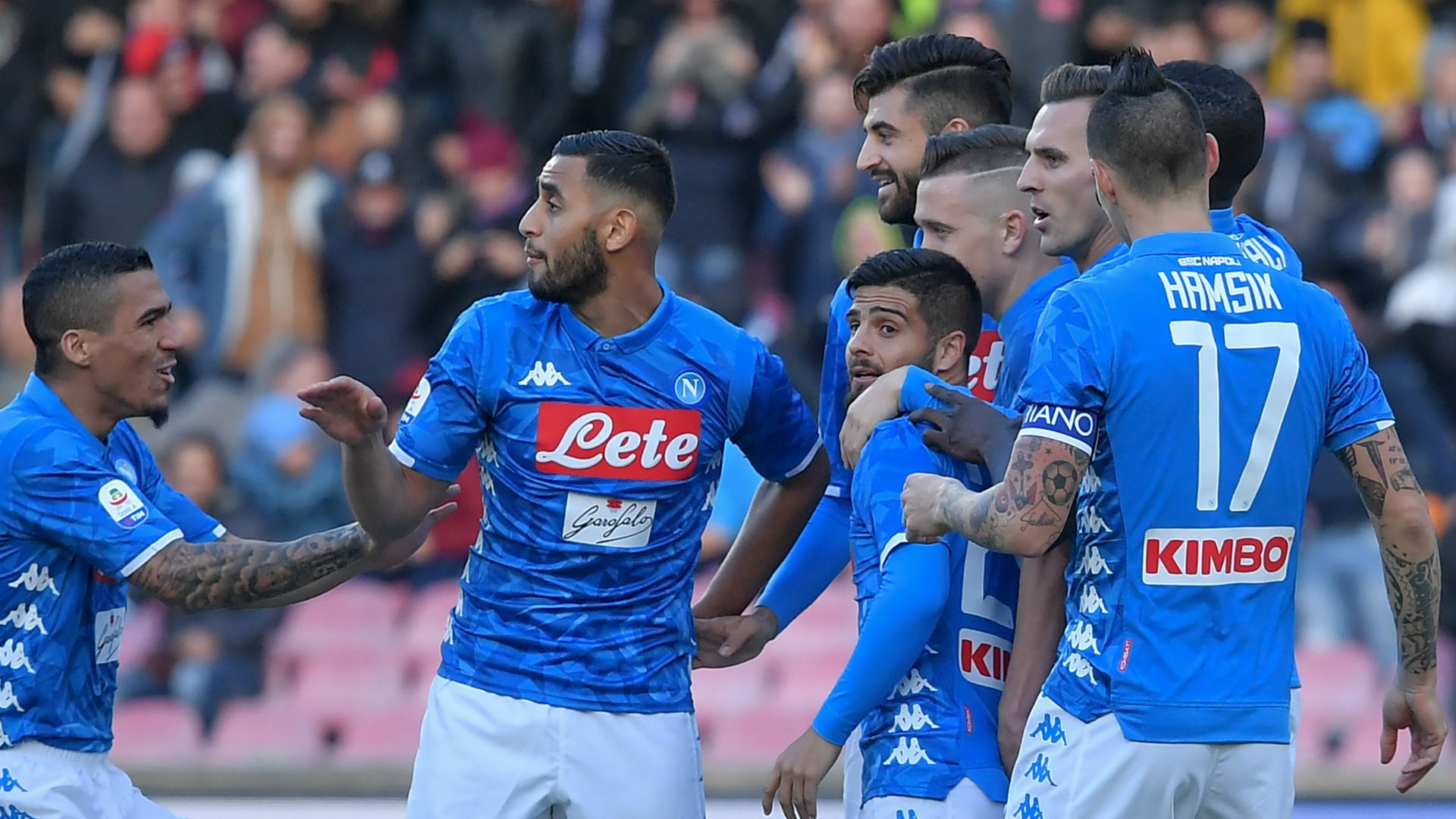 Napoli celebrating 2018