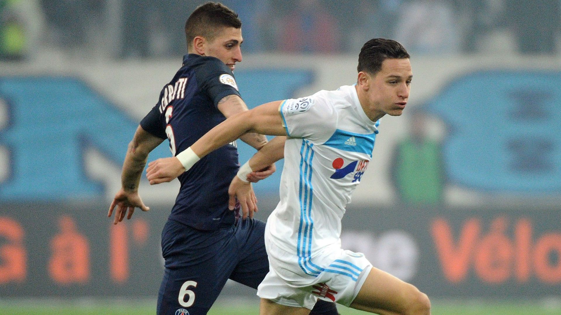 Florian Thauvin Marco Verratti Marseille PSG Ligue 1 26022017