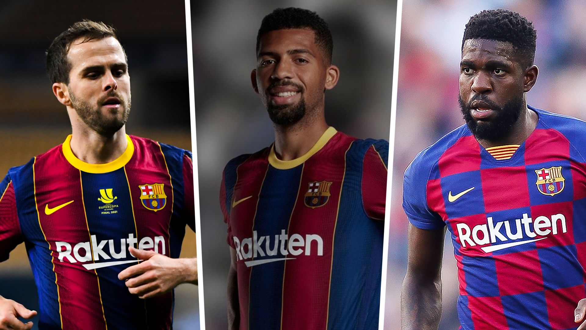Miralem Pjanic Matheus Fernandes Samuel Umtiti Barcelona