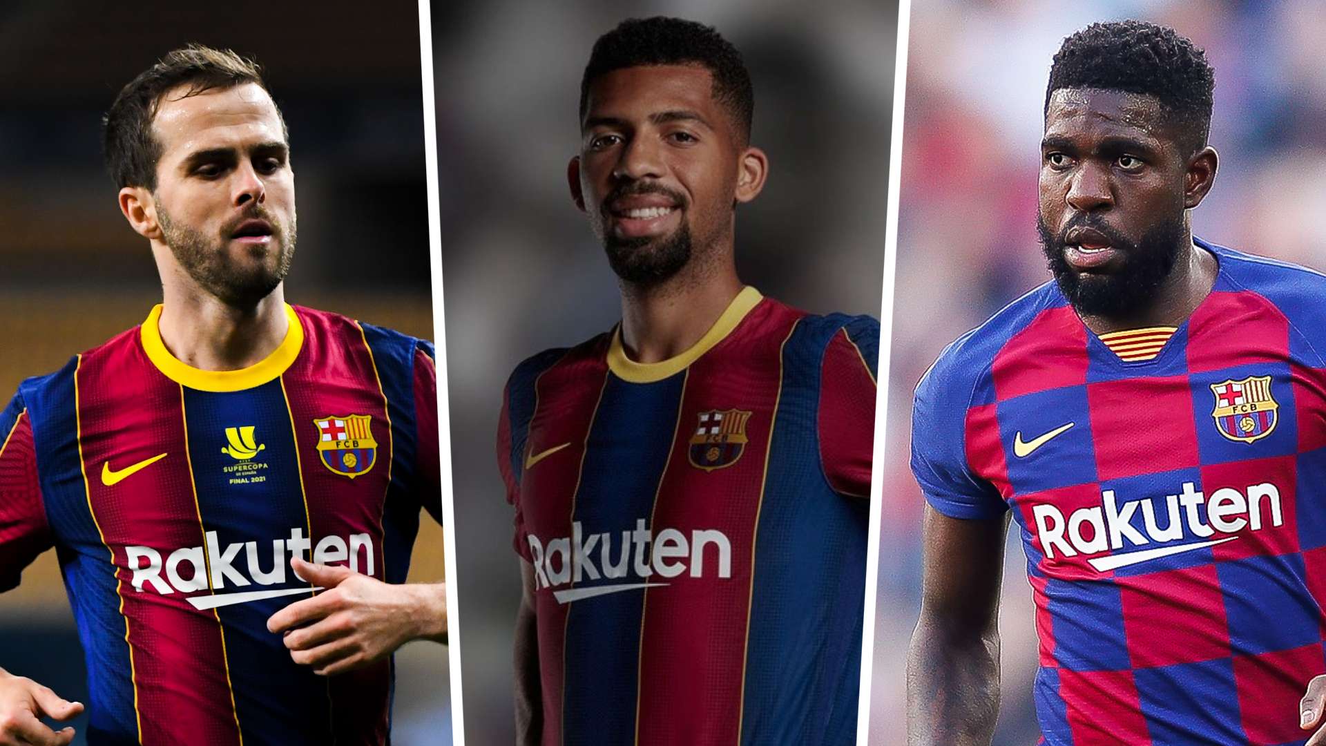 Miralem Pjanic Matheus Fernandes Samuel Umtiti Barcelona