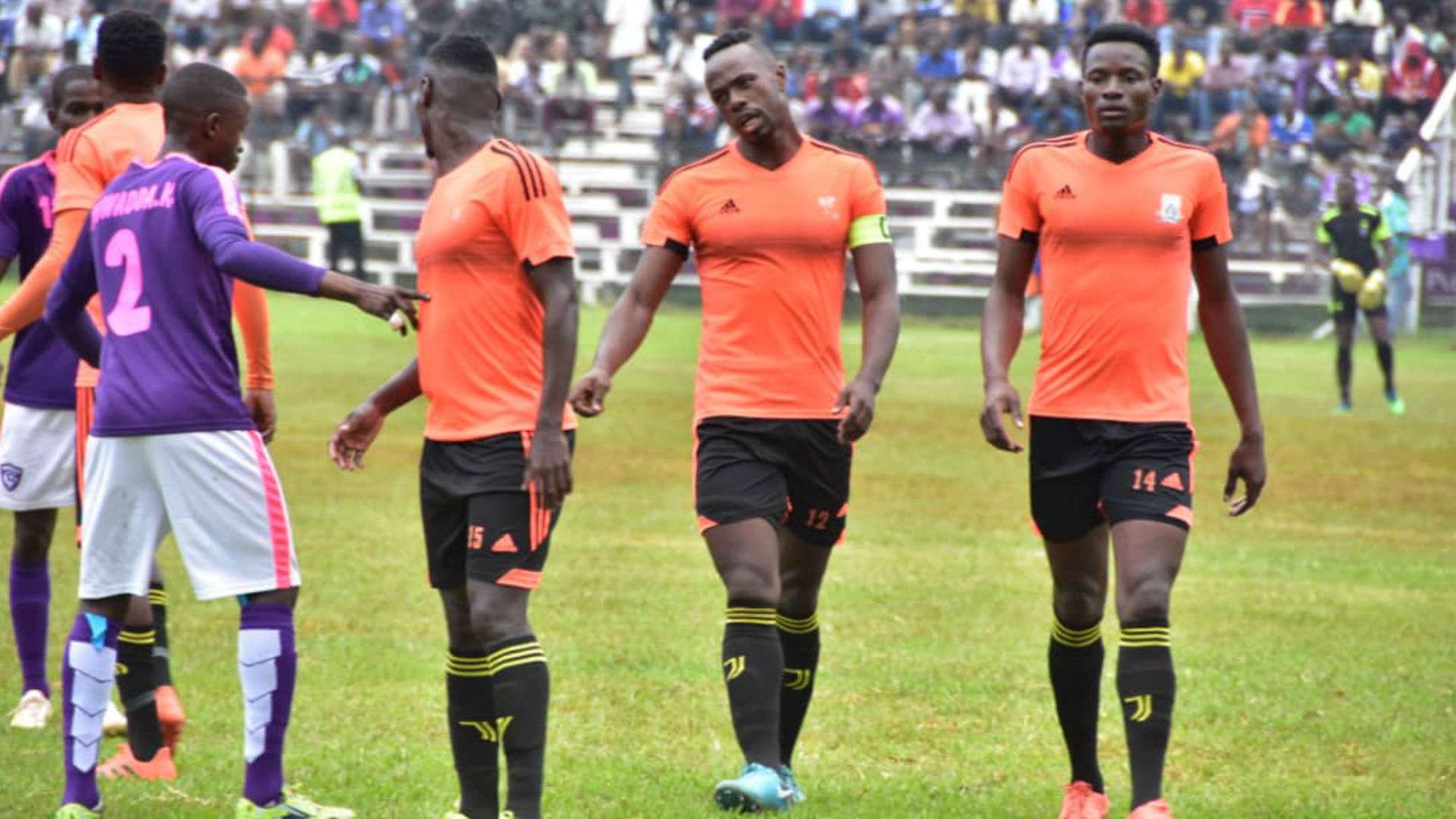 Tooro United players in Uganda.