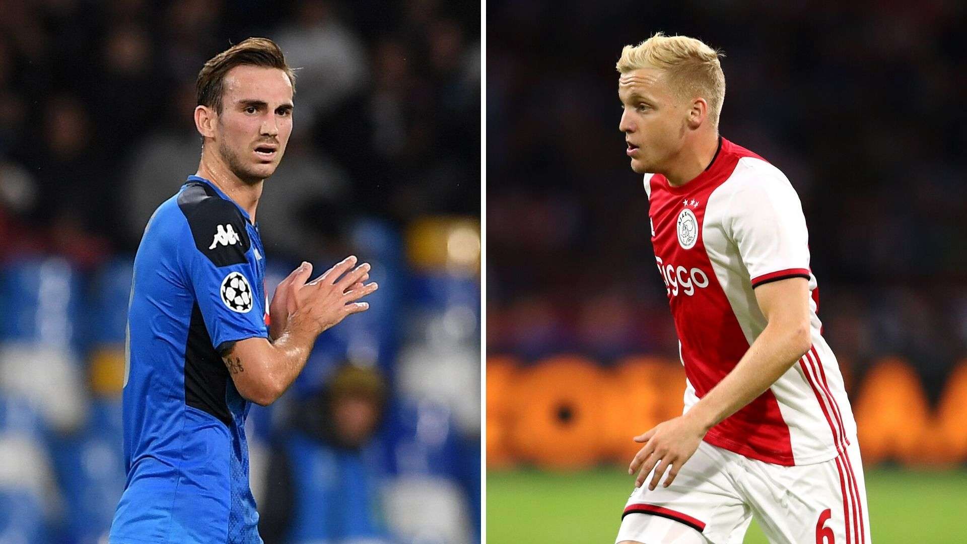 Fabián y Van de Beek, Napoli y Ajax