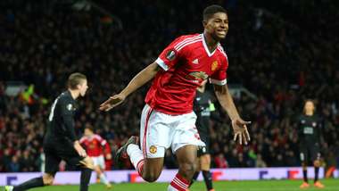 Marcus Rashford Manchester United FC Midtjylland Europa League 02252016