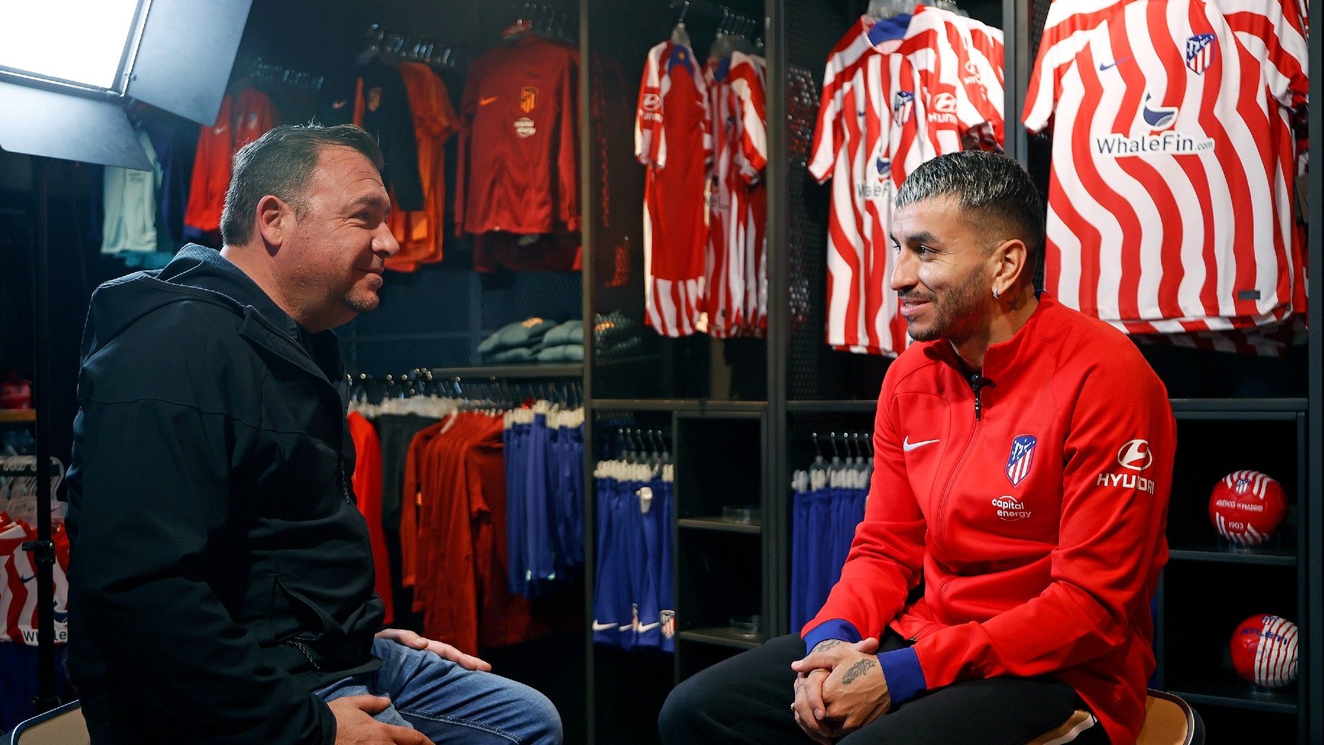 Ángel Correa y Rubén Uría - Entrevista Atlético Madrid 22-23