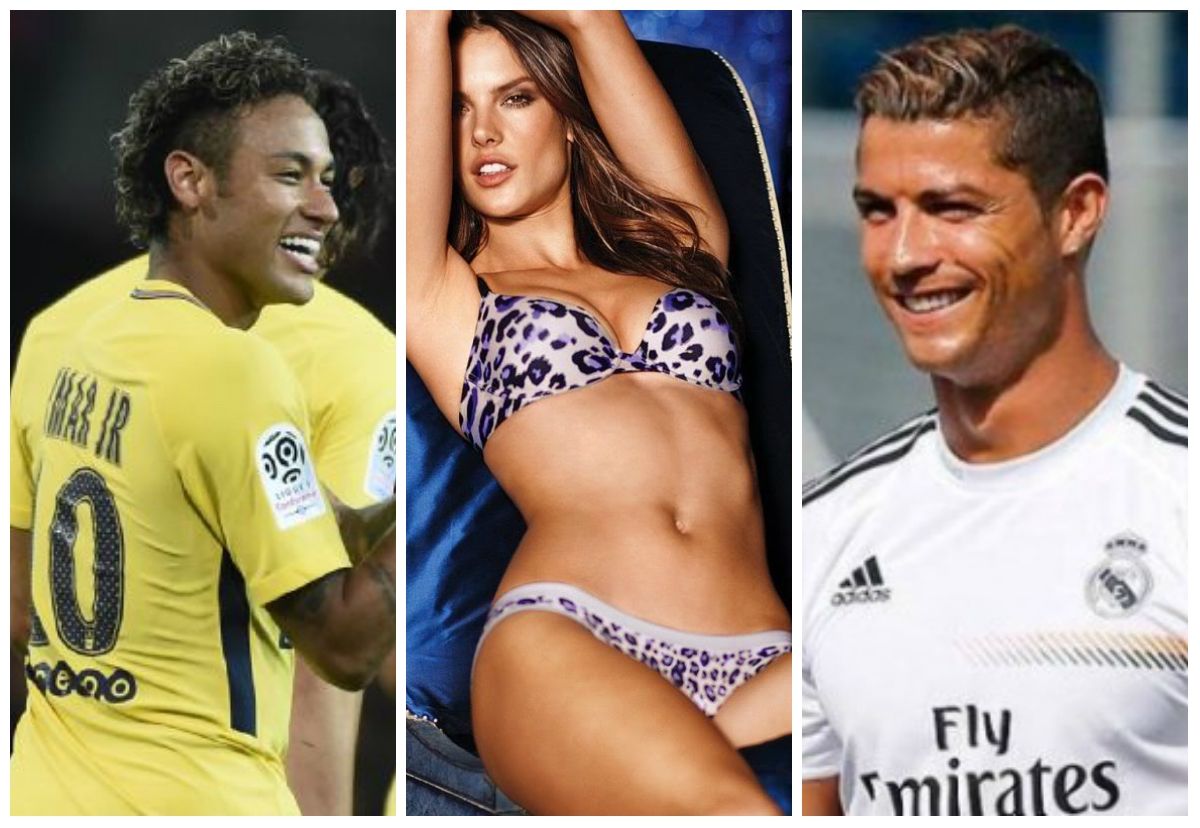 GFX Neymar Alessandra Ambrósio Cristiano Ronaldo