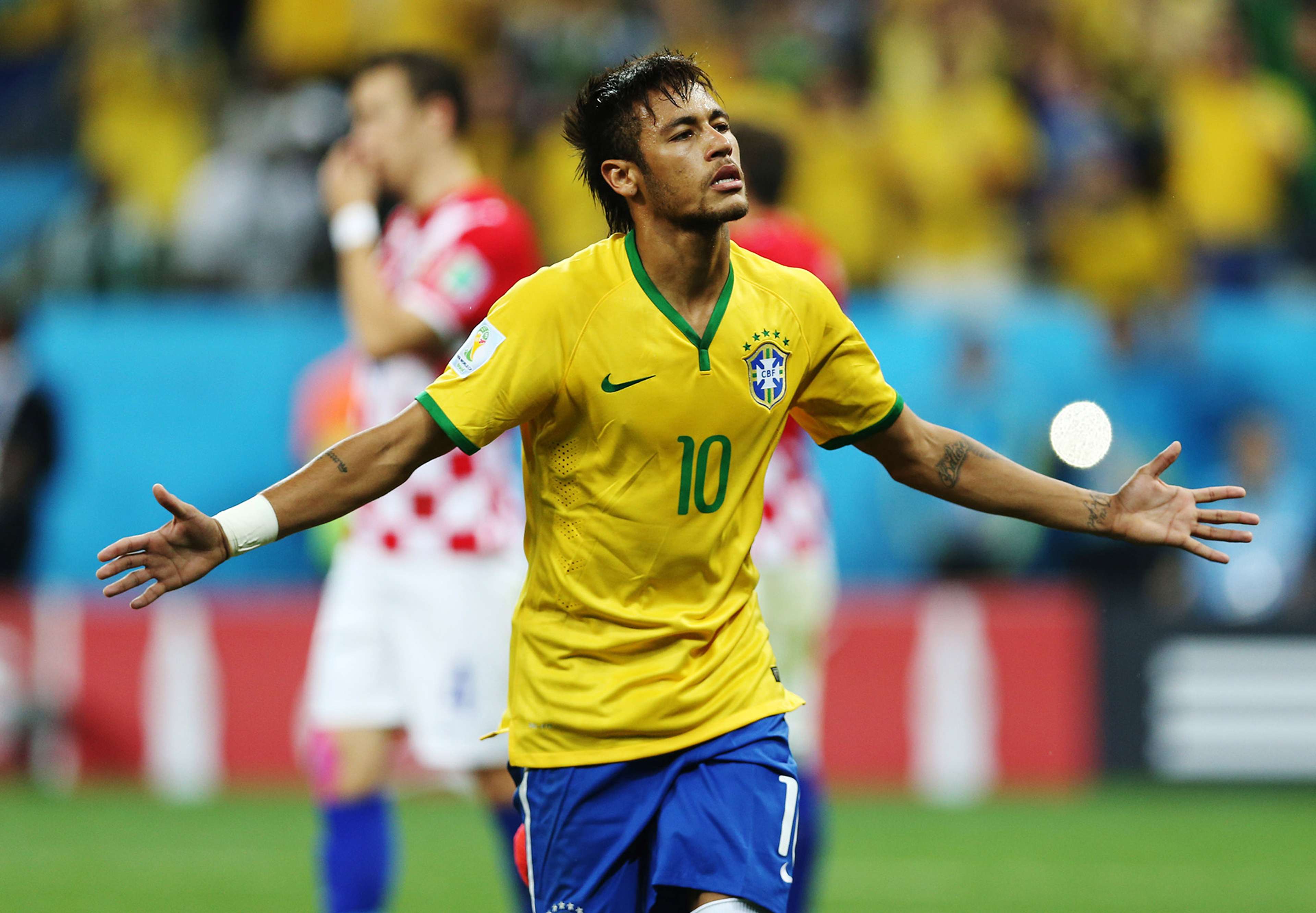 Neymar Brazil Croatia 2014 World Cup Group A 06122014