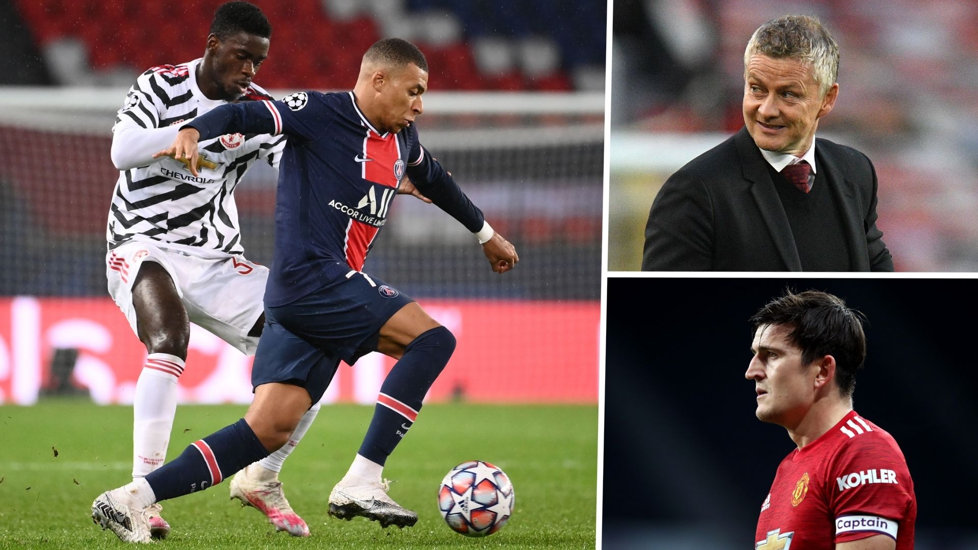 Axel Tuanzebe Solskjaer Maguire Manchester United 2020-21 GFX