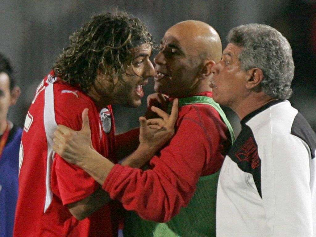 Ahmed Hossam Mido Hassan Shehata Egypt Senegal 2006 African Nations Cup CAN 02072006