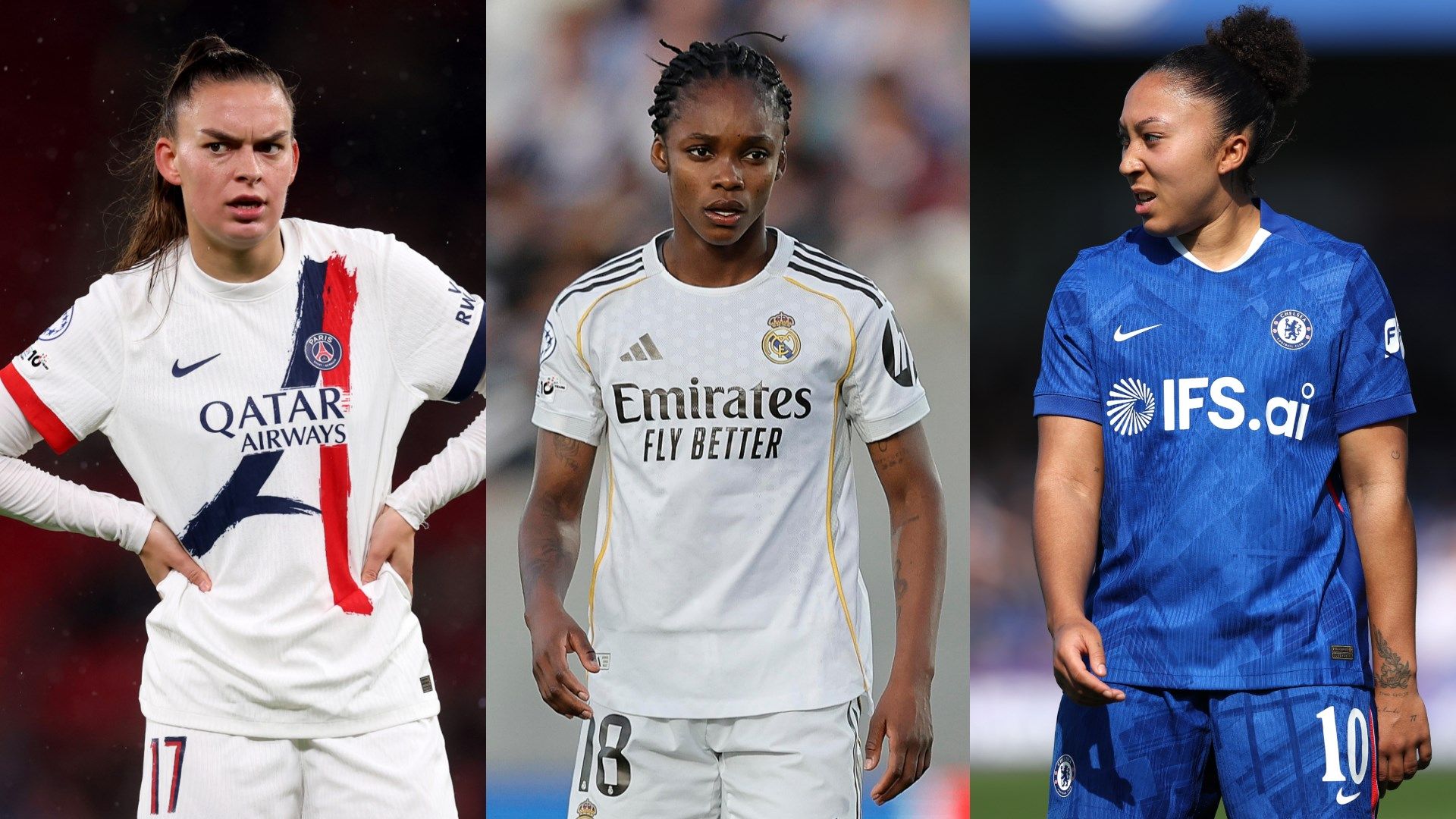 Romee Leuchter Linda Caicedo Lauren James PSG Real Madrid Chelsea split