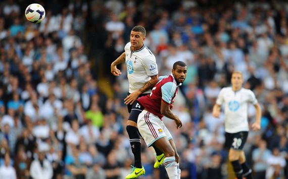 Kyle Walker Ricardo Vaz Te Tottenham Hotspur West Ham United Premier League 10062013