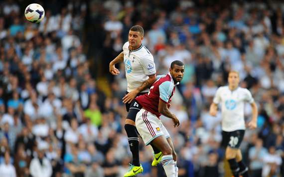 Kyle Walker Ricardo Vaz Te Tottenham Hotspur West Ham United Premier League 10062013