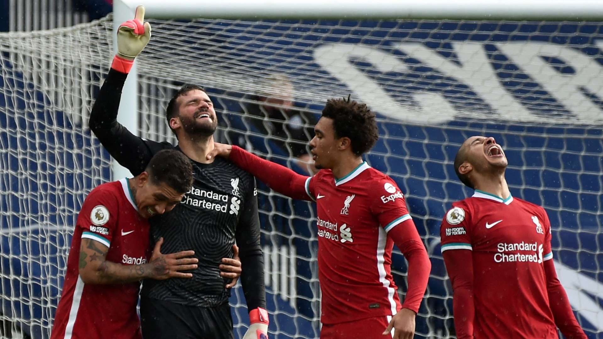 Alisson Liverpool West Brom goal 2021