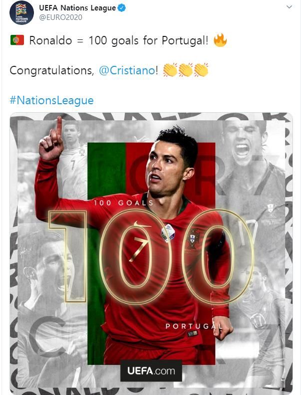 호날두 100골