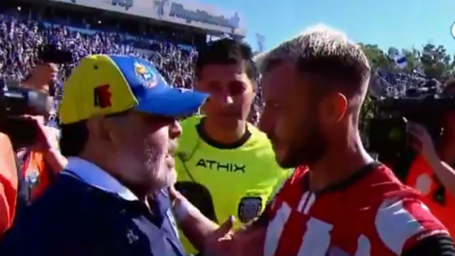 CAPTURA Diego Maradona Gata Fernandez Gimnasia Estudiantes Superliga 02112019