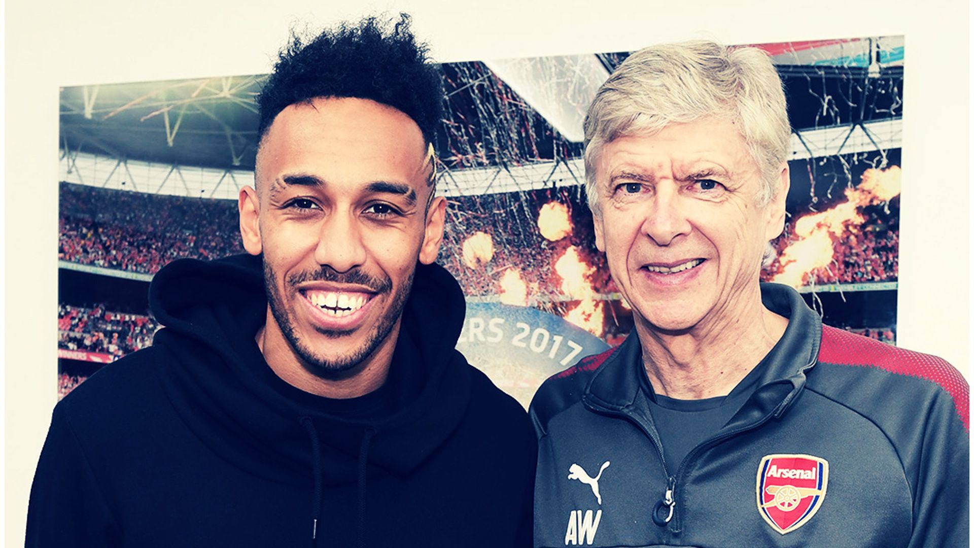 Arsene Wenger Pierre Emerick Aubameyang FC Arsenal