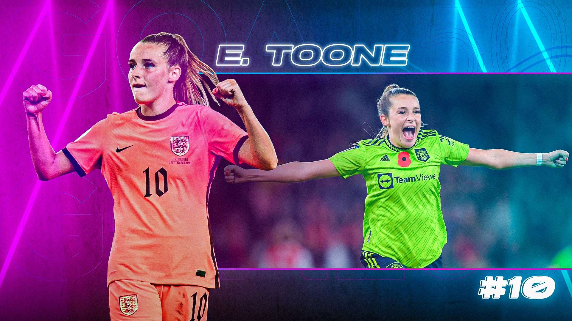 GOAL50 2022 Ella Toone GFX Ranking