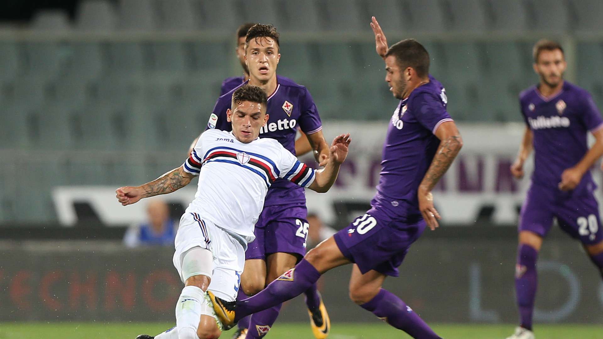 Valentin Eysseric Lucas Torreira Fiorentina Sampdoria Serie A