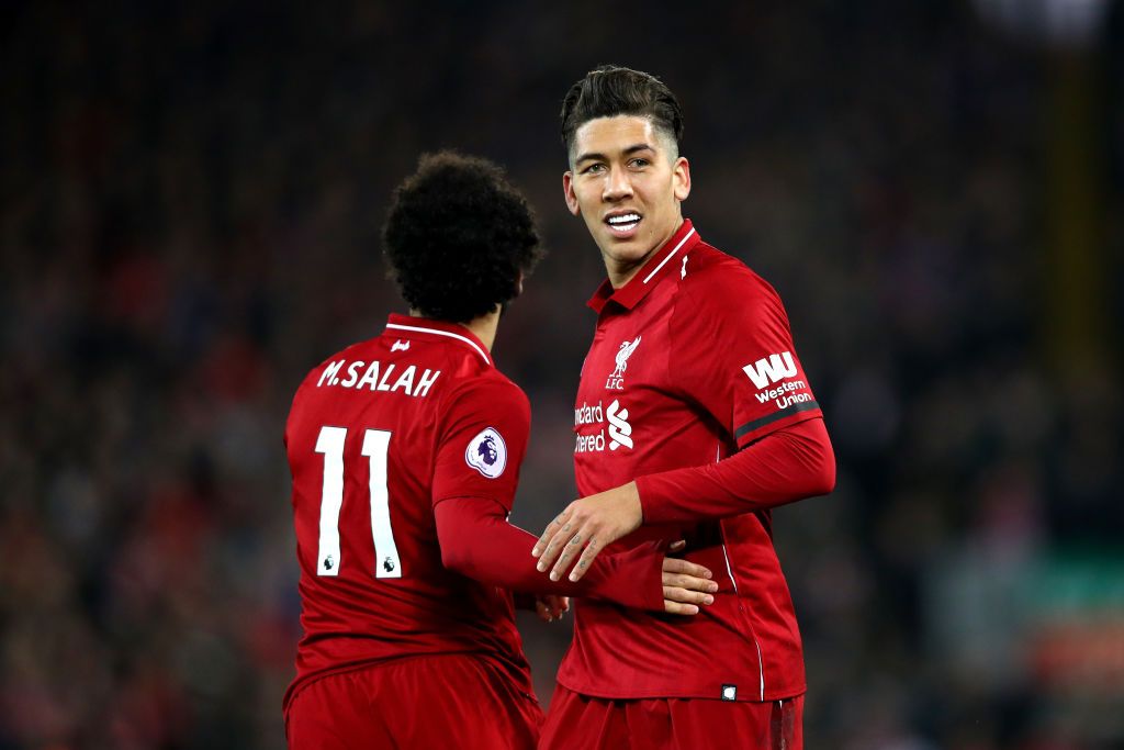 Roberto Firmino Mohamed Salah Liverpool Arsenal Premier League  291218