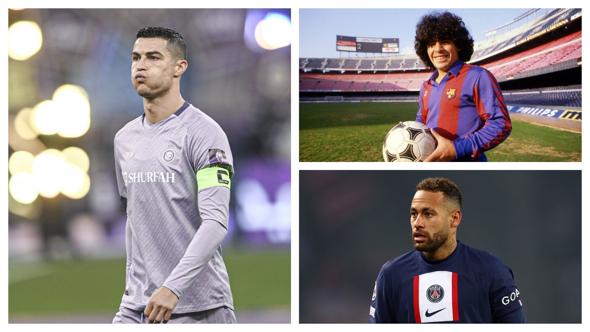 Maradona Ronaldo Neymar