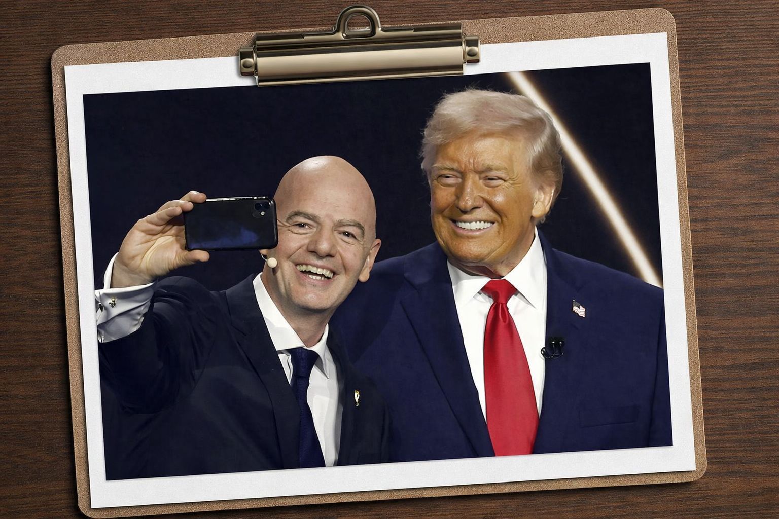 Gianni Infantino Donald Trump gfx (Goal Ar)