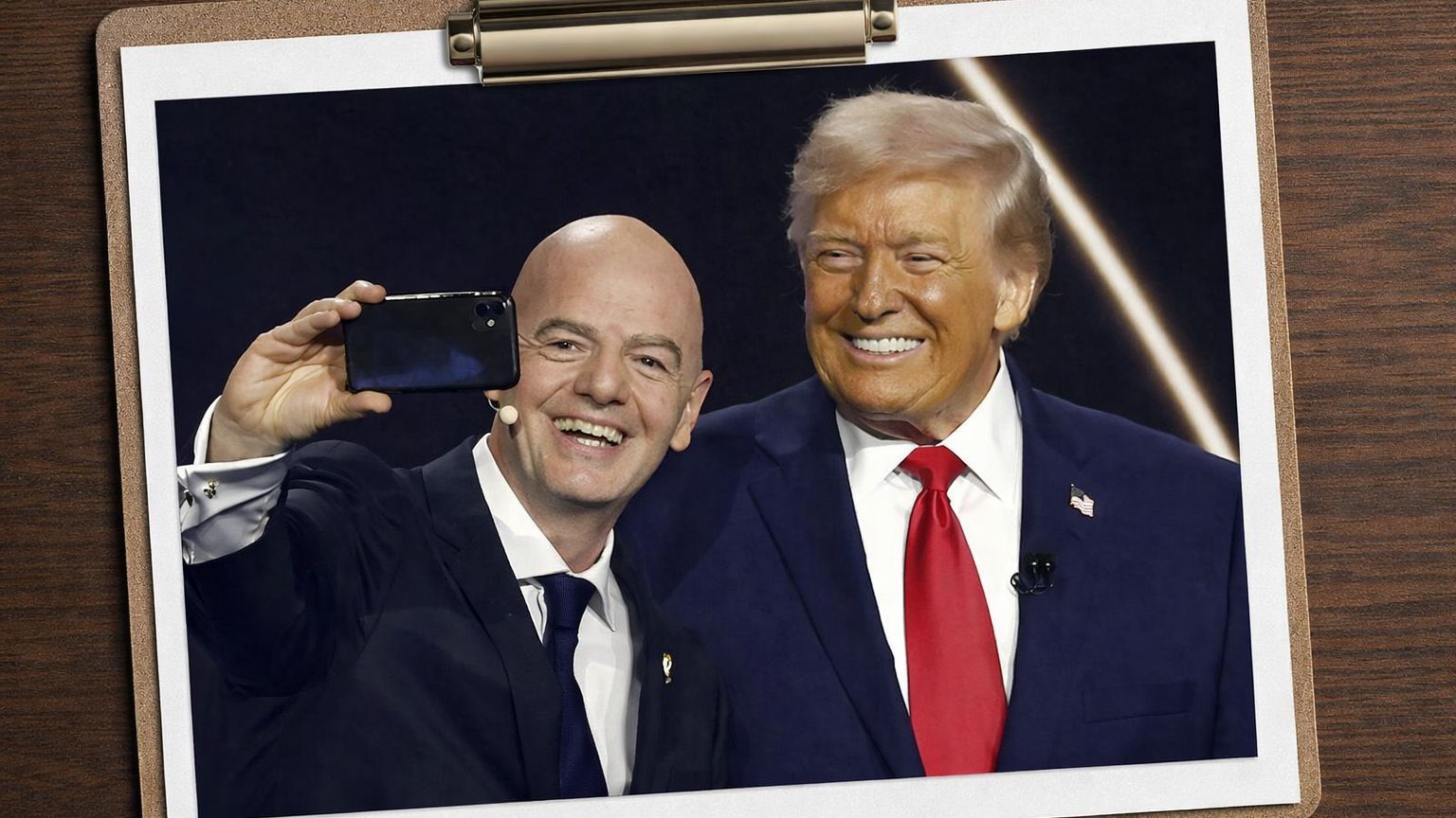 Gianni Infantino Donald Trump gfx (Goal Ar)