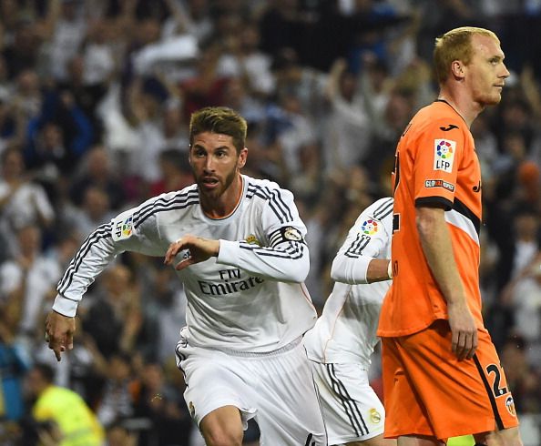 SERGIO RAMOS REAL MADRID VALENCIA LA LIGA 05042014