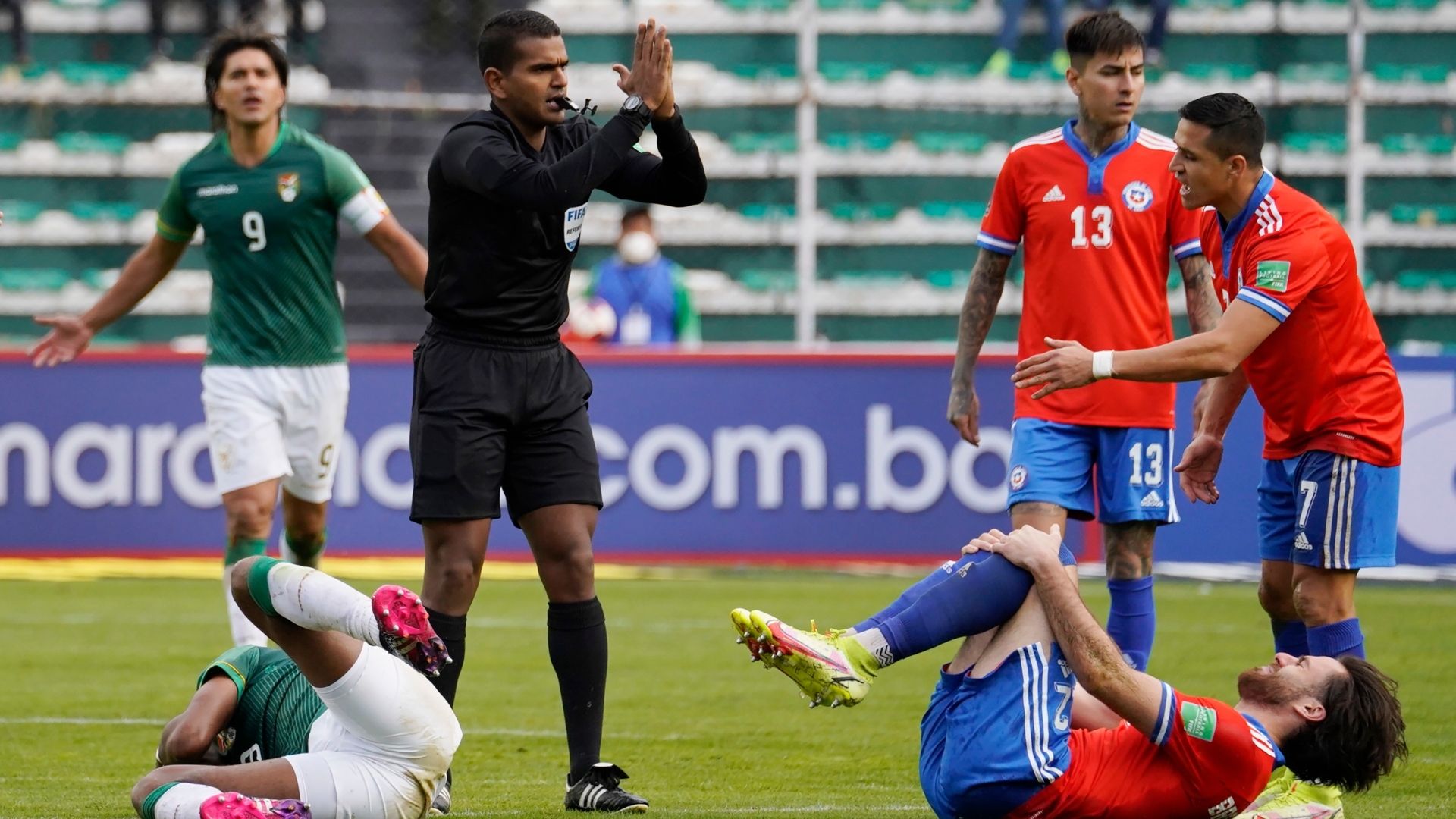 01022022 Bolivia Chile Marcelo Moreno Martins Alexis Sánchez Erick Pulgar