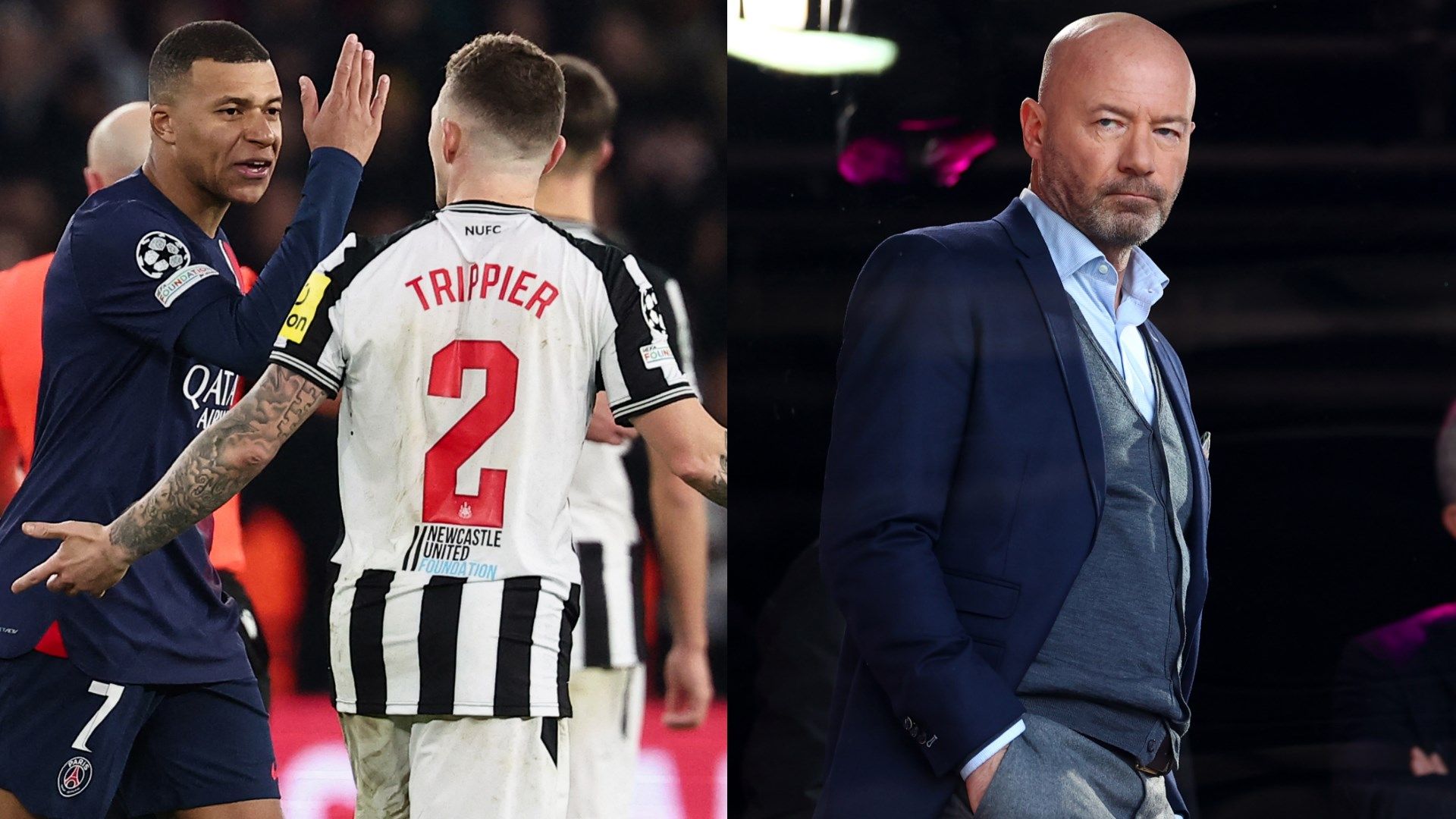 Shearer-Newcastle-PSG-Mbappe-Trippier