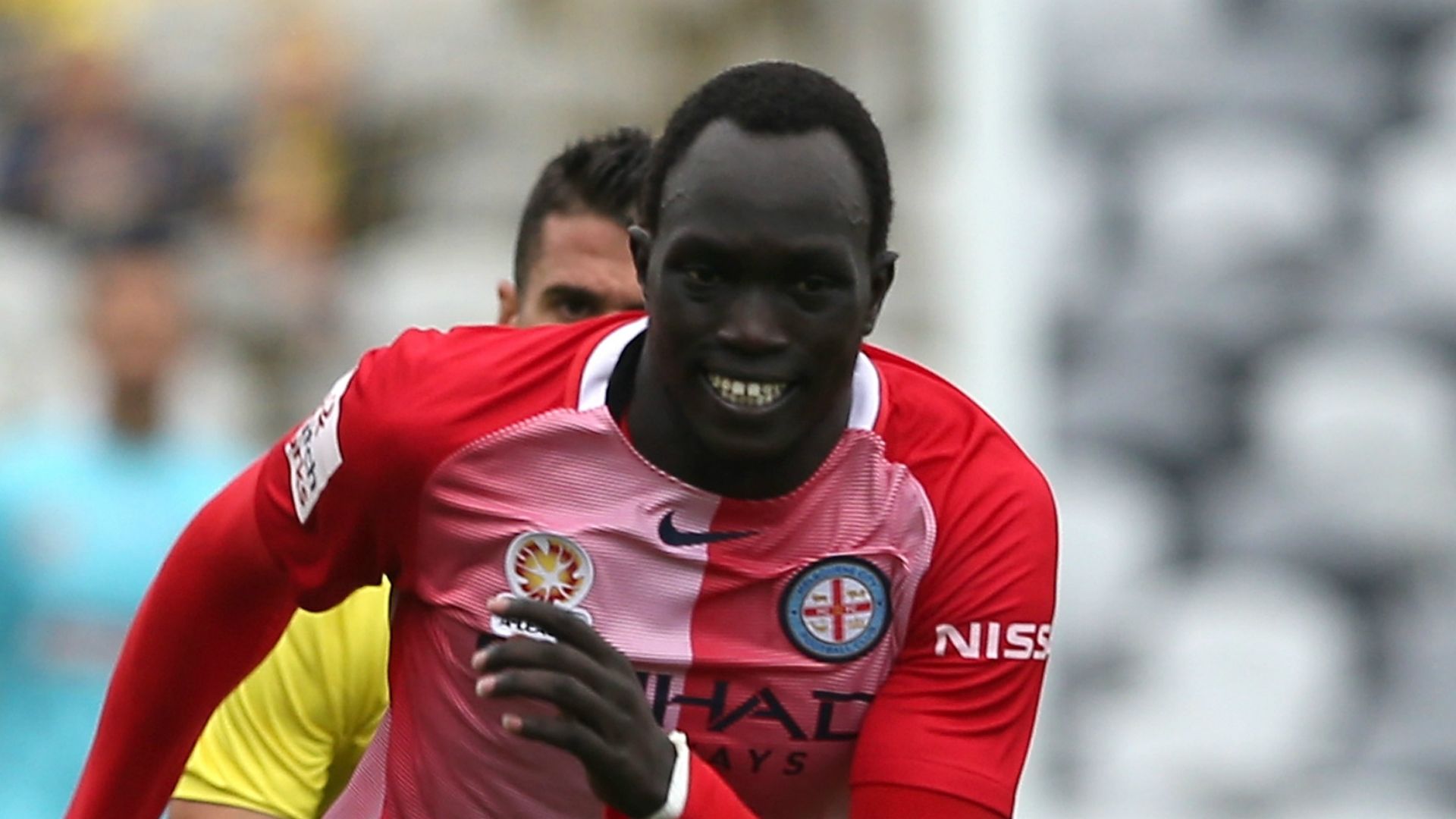 Ruon Tongyik Central Coast Mariners v Melbourne City A-League 05032017