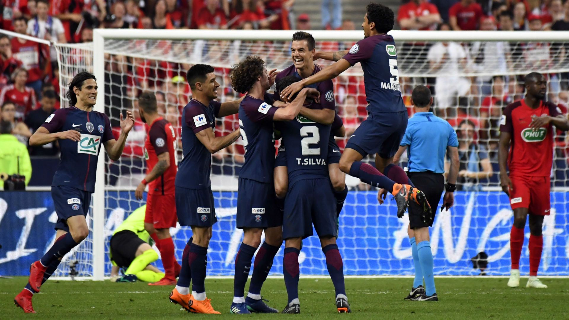 Giovani Lo Celso PSG Les Herbiers Coupe de France 08052018
