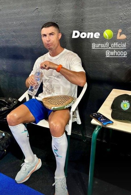 Cristiano Ronaldo padel Sporting cap 2024