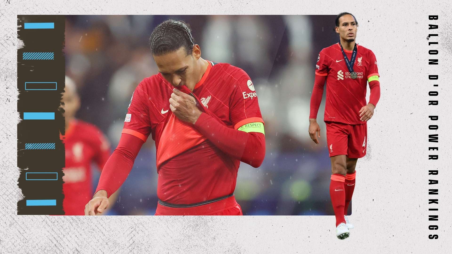 Virgil van Dijk Ballon d'Or Rankings GFX