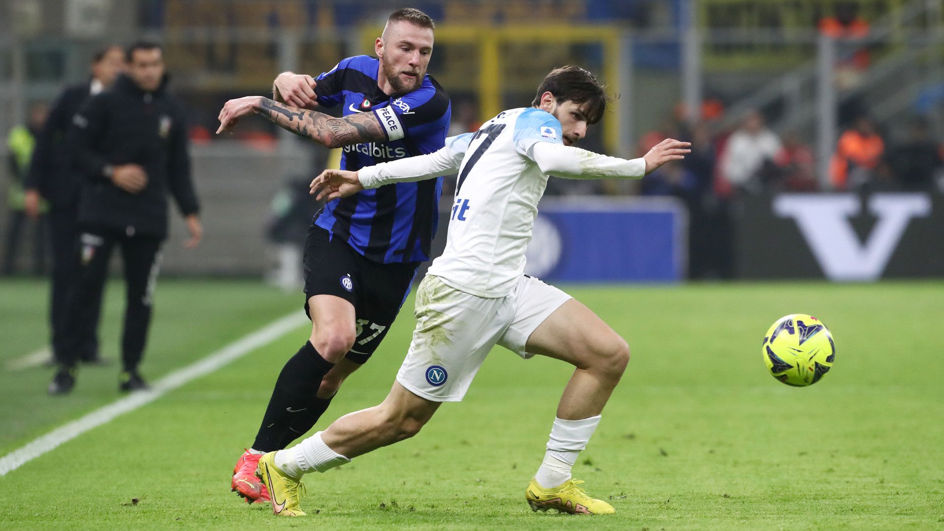 Skriniar Kvaratskhelia Inter Napoli Serie A