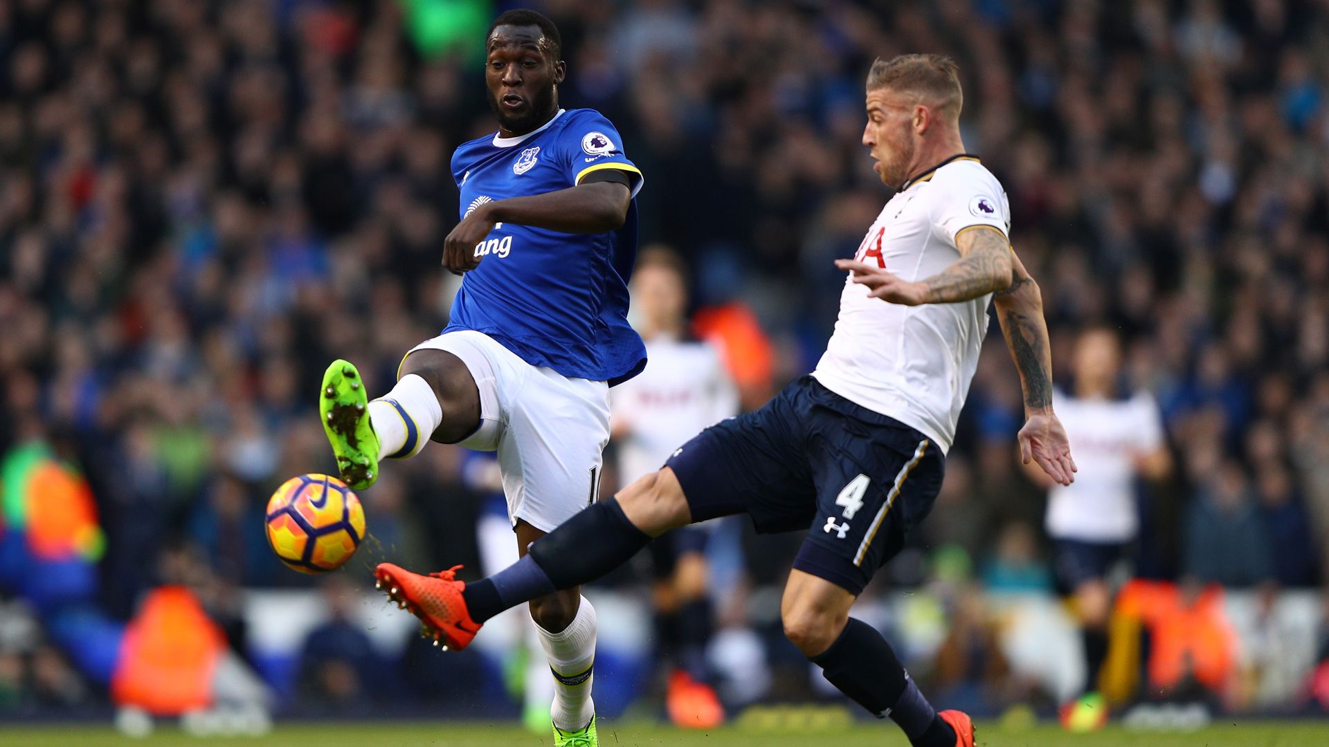 Lukaku Alderweireld Everton Tottenham 05032017