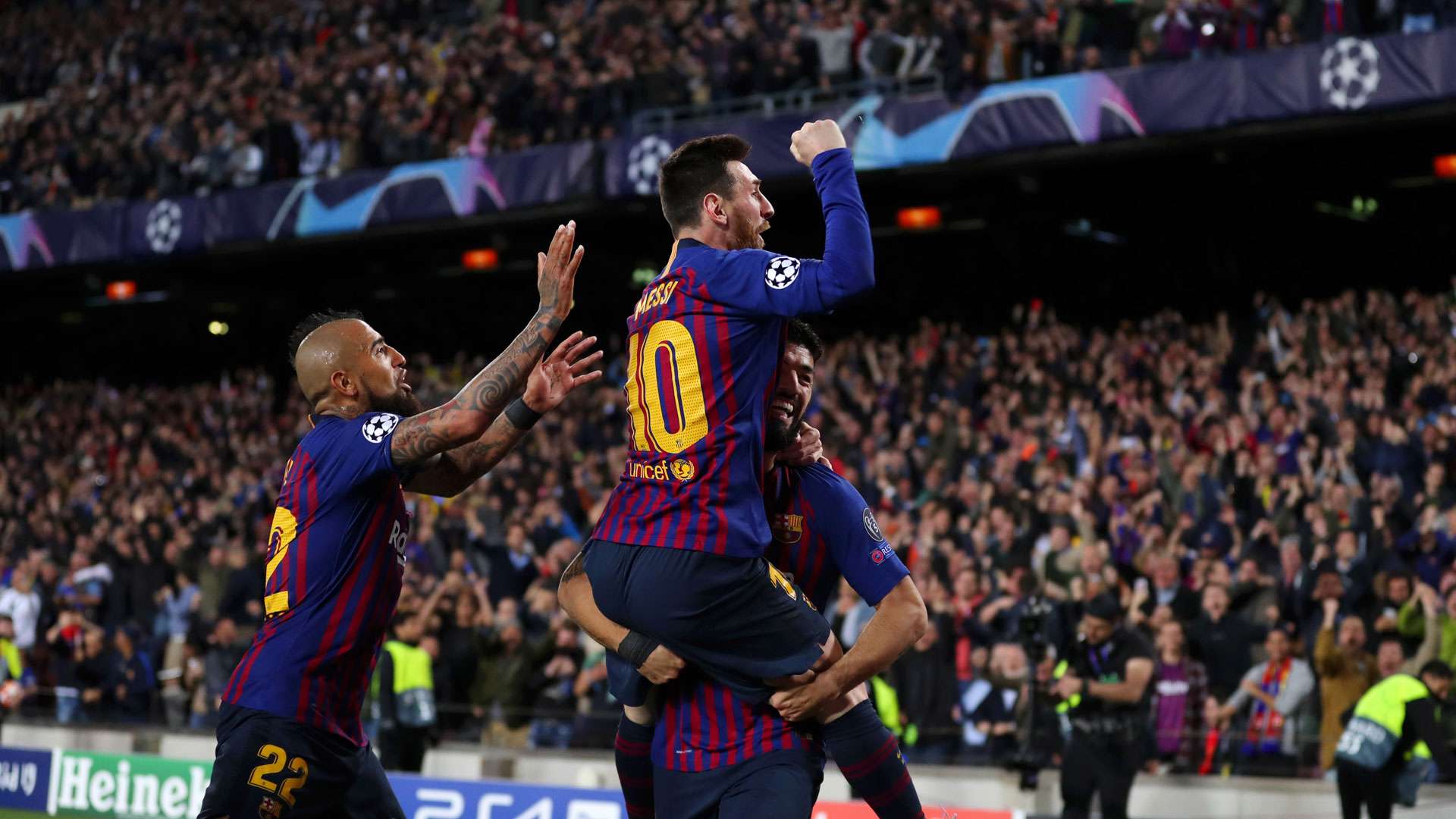 Lionel Messi FC Barcelona vs. FC Liverpool Champions League 01052019