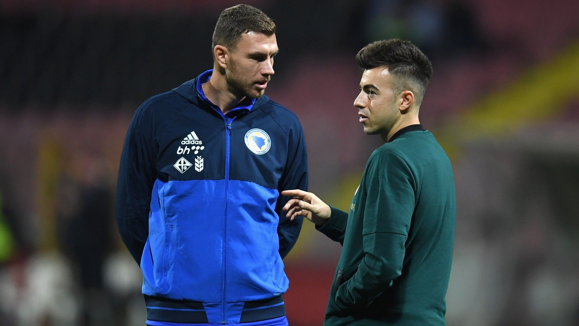 Edin Dzeko Stephan El Shaarawy - Bosnia Italy