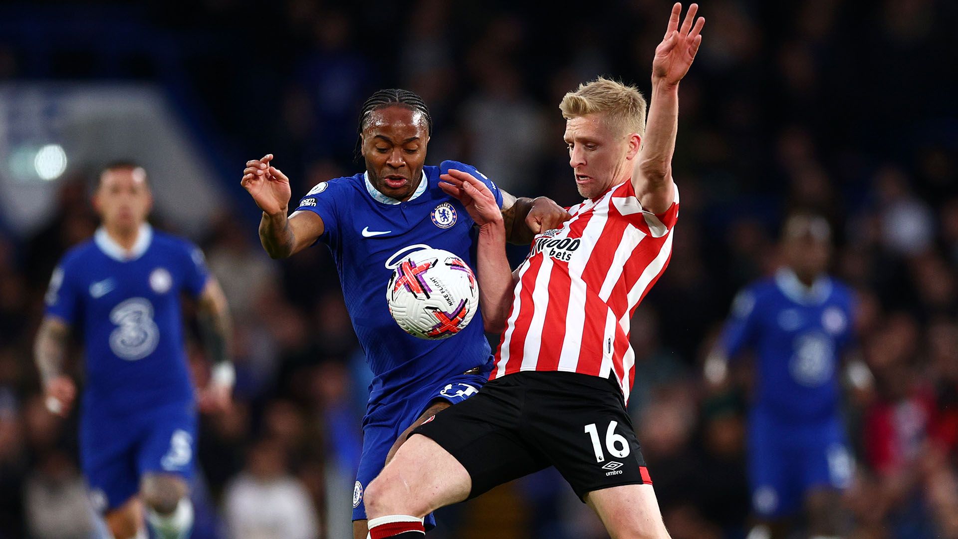 Raheem Sterling Chelsea Brentford 2022-23